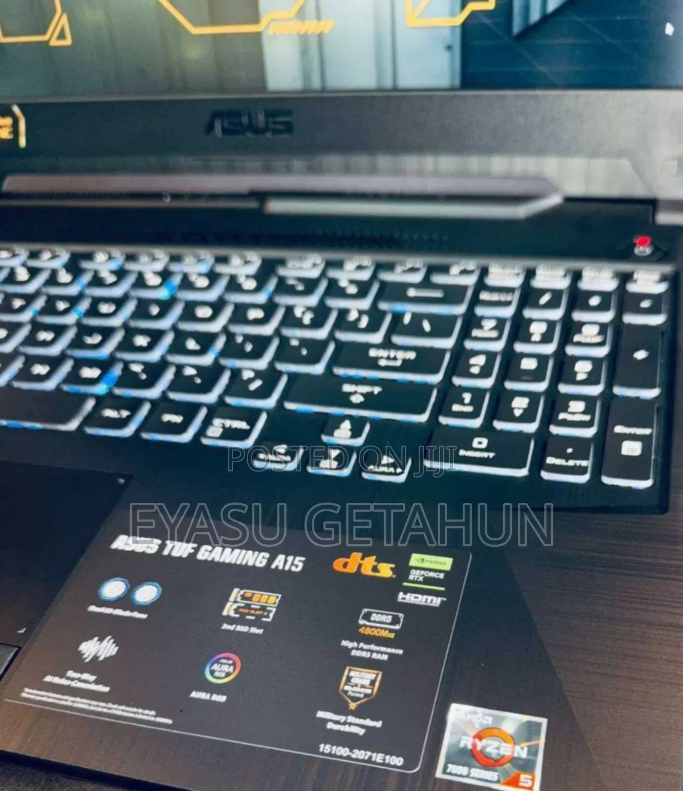 New Laptop Asus TUF Gaming A15 16GB AMD Ryzen 5 SSD 512GB