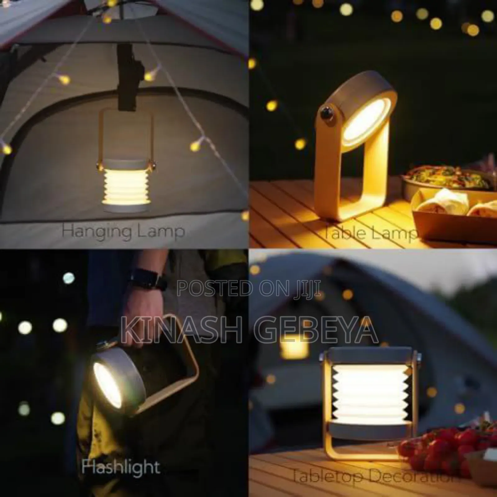 Foldable Led Bedside Table Lamp