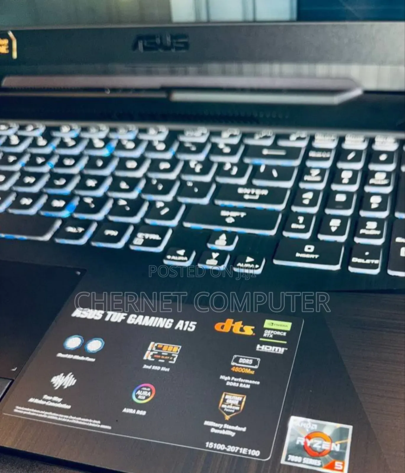 New Laptop Asus TUF Gaming A15 16GB AMD Ryzen 5 SSD 512GB