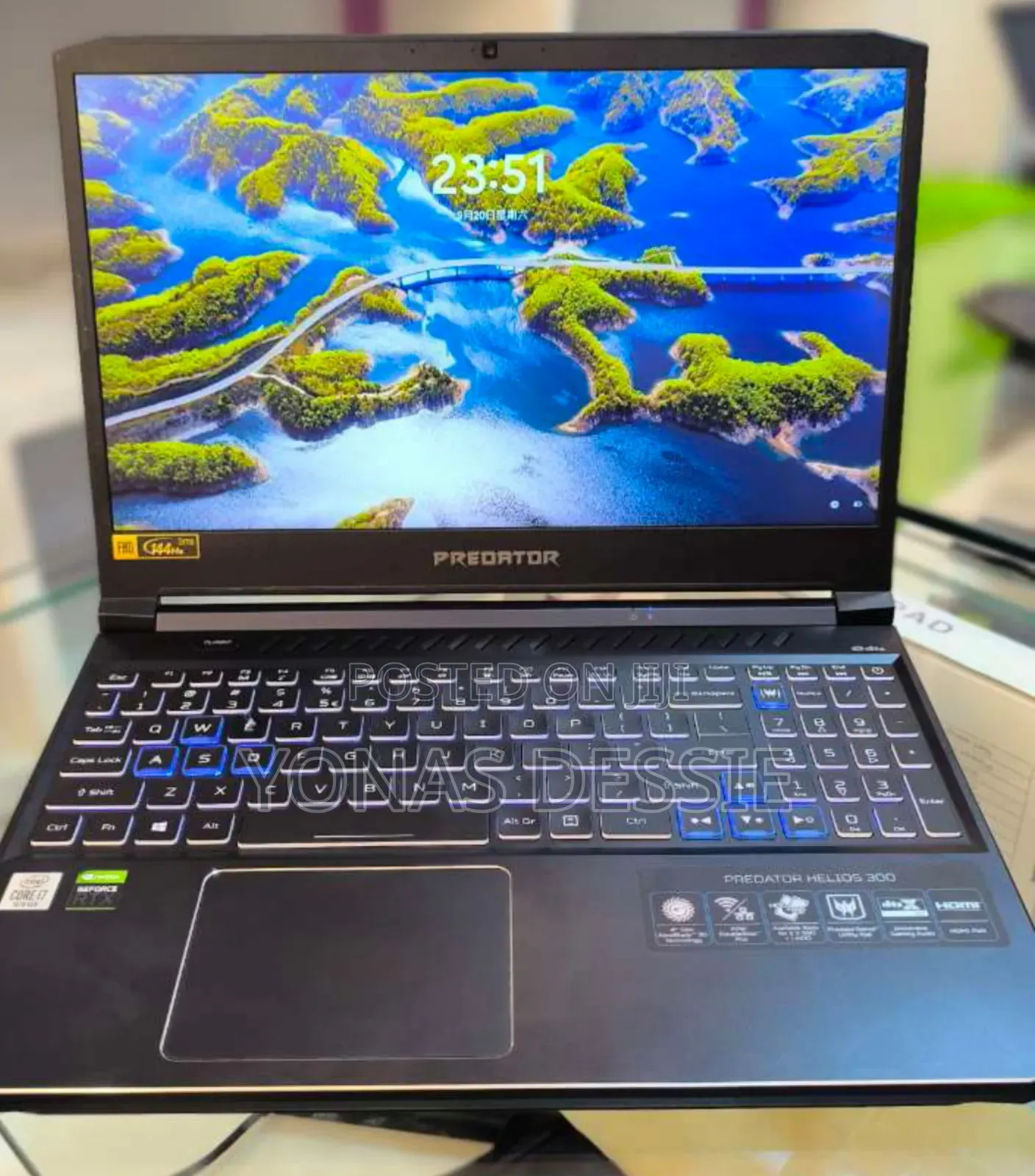 New Laptop Acer Predator Helios 300 16GB Intel Core i7 SSD 1T