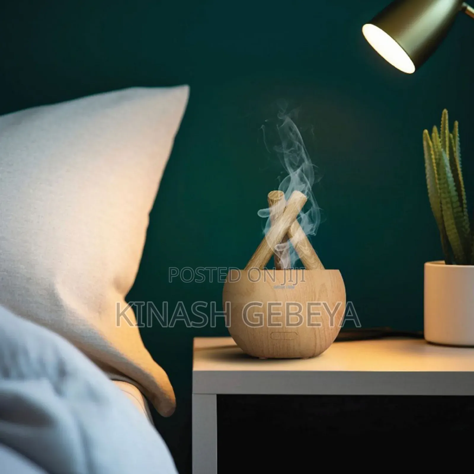 Green Lion Flame Mist Air Diffuser(ለቤትዎ ግሩም መአዛ)