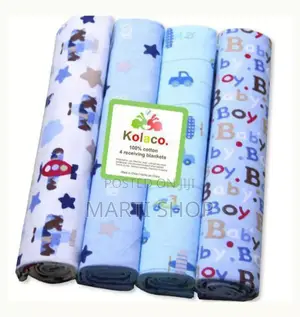 Photo - 4pcs/Set Flannel Receiving Blankets
