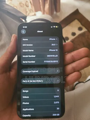 New Apple iPhone 12 256 GB Black