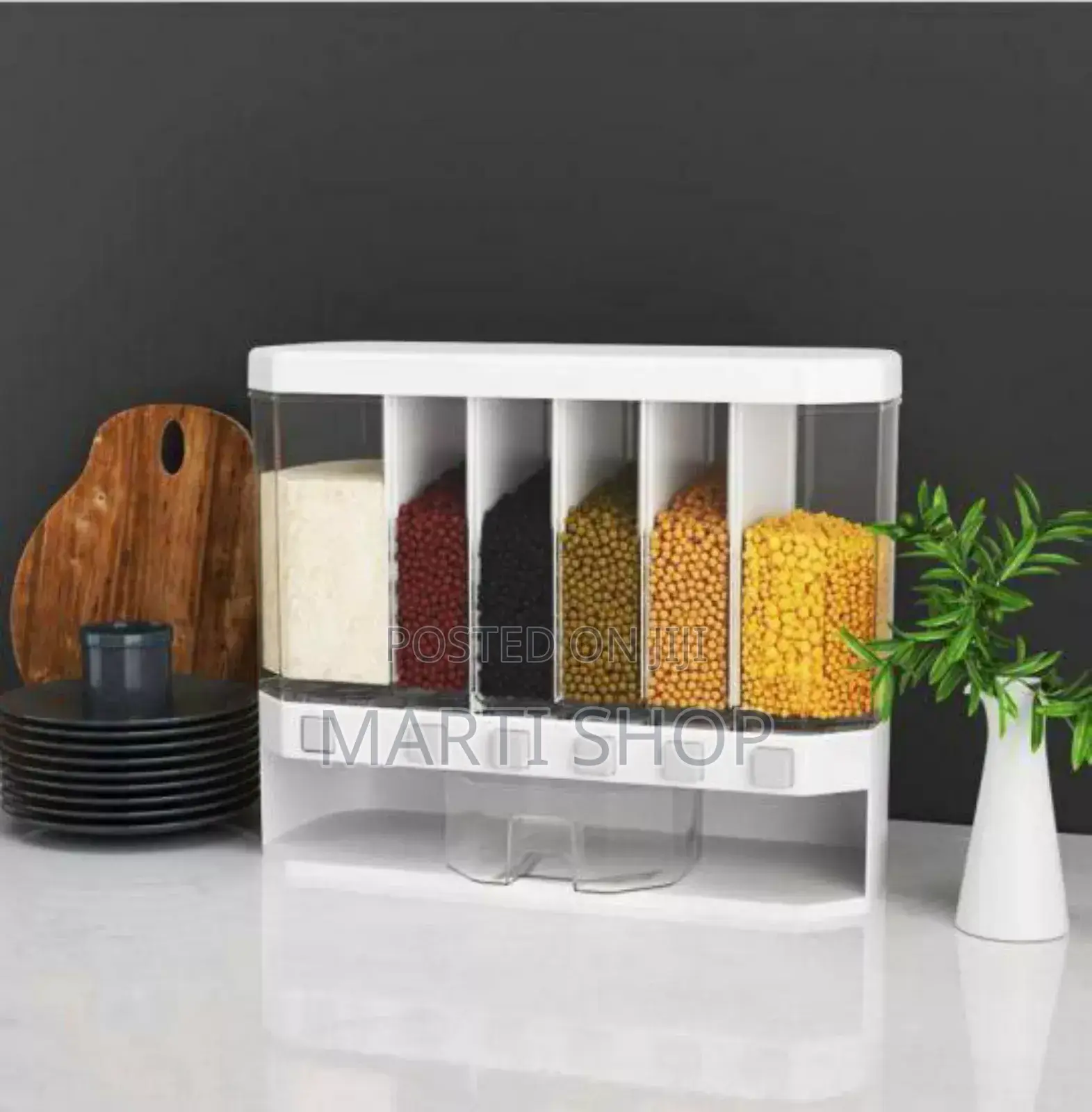 Multiple Dispenser for Cereals Grains and Pulse