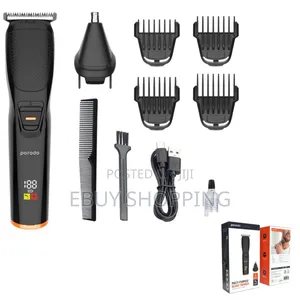 Porodo 600mah Long-Lasting Battery Hair Clipper