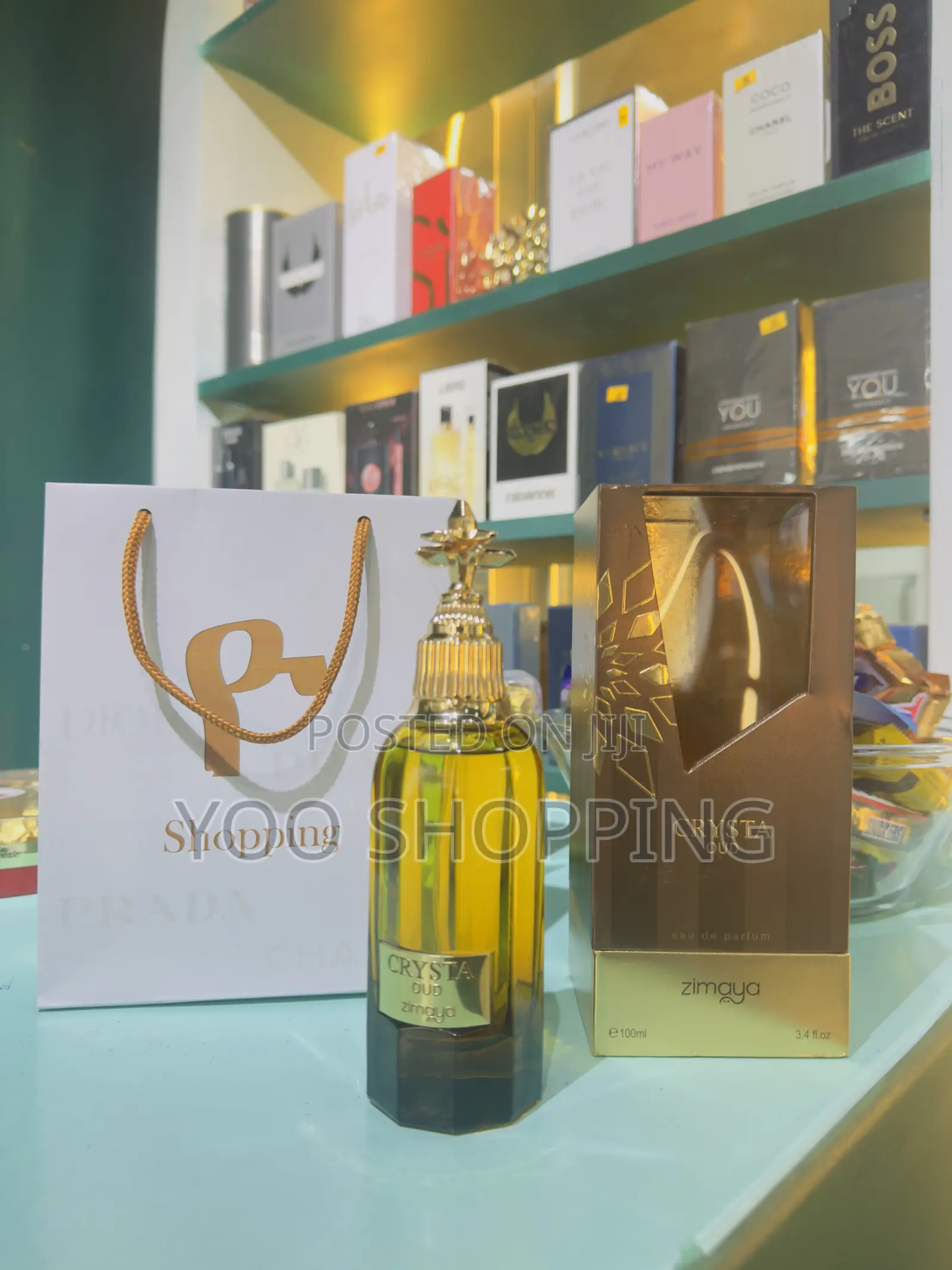 Zimaya Crystal Oud Unisex Perfumes(Dupe of Lv Ombré Nomade)