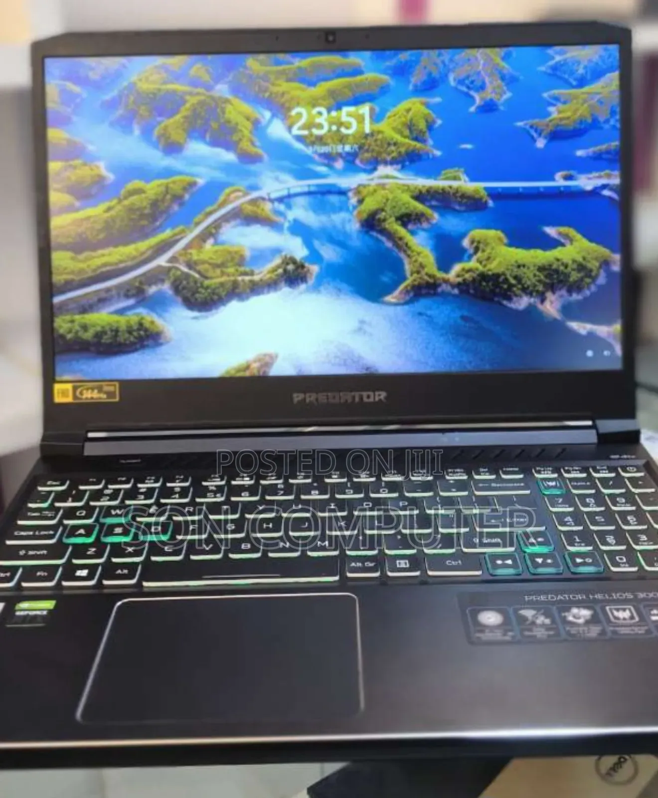 New Laptop Acer Predator Helios 300 16GB Intel Core I7 SSD 1T