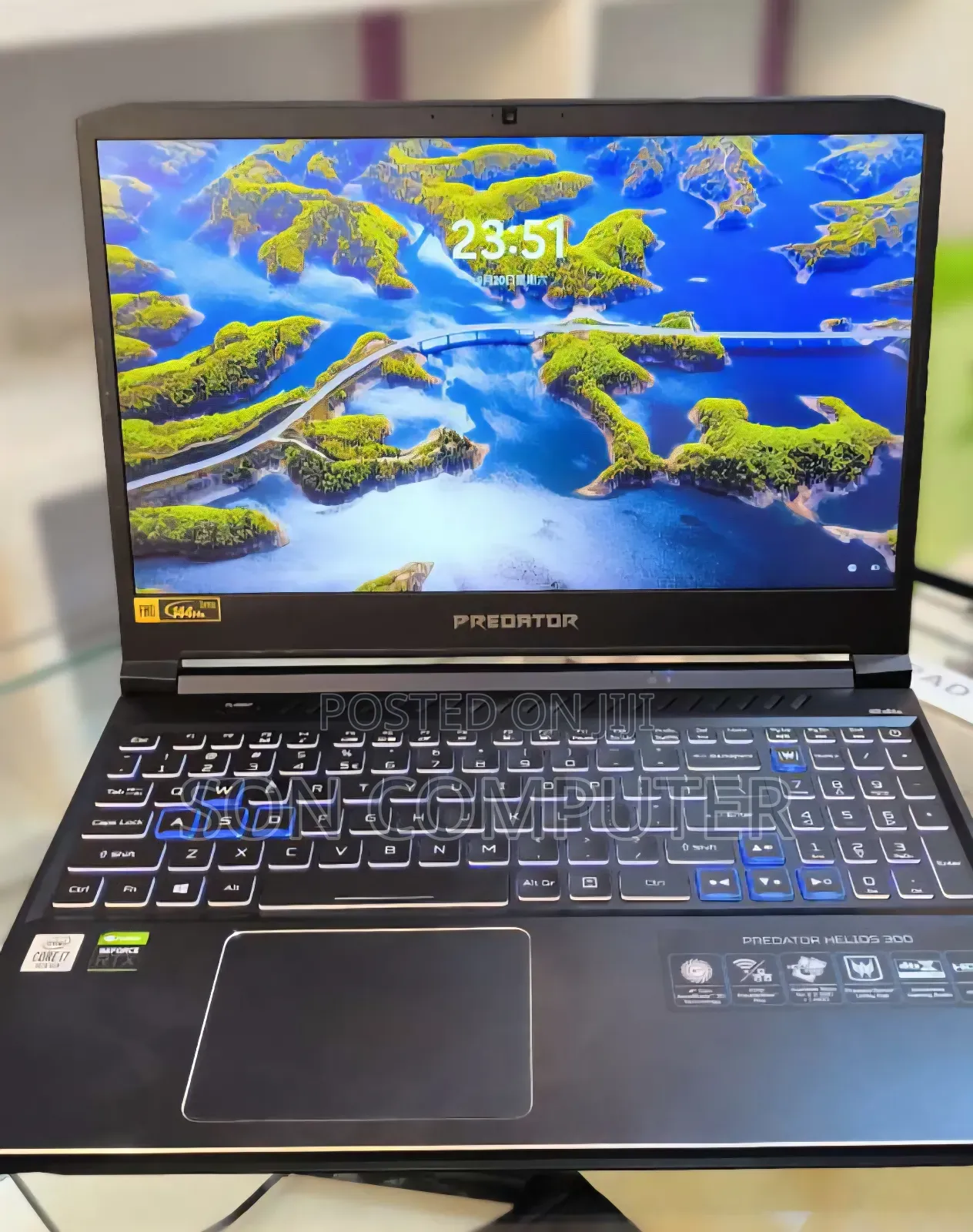 New Laptop Acer Predator Helios 300 16GB Intel Core I7 SSD 1T