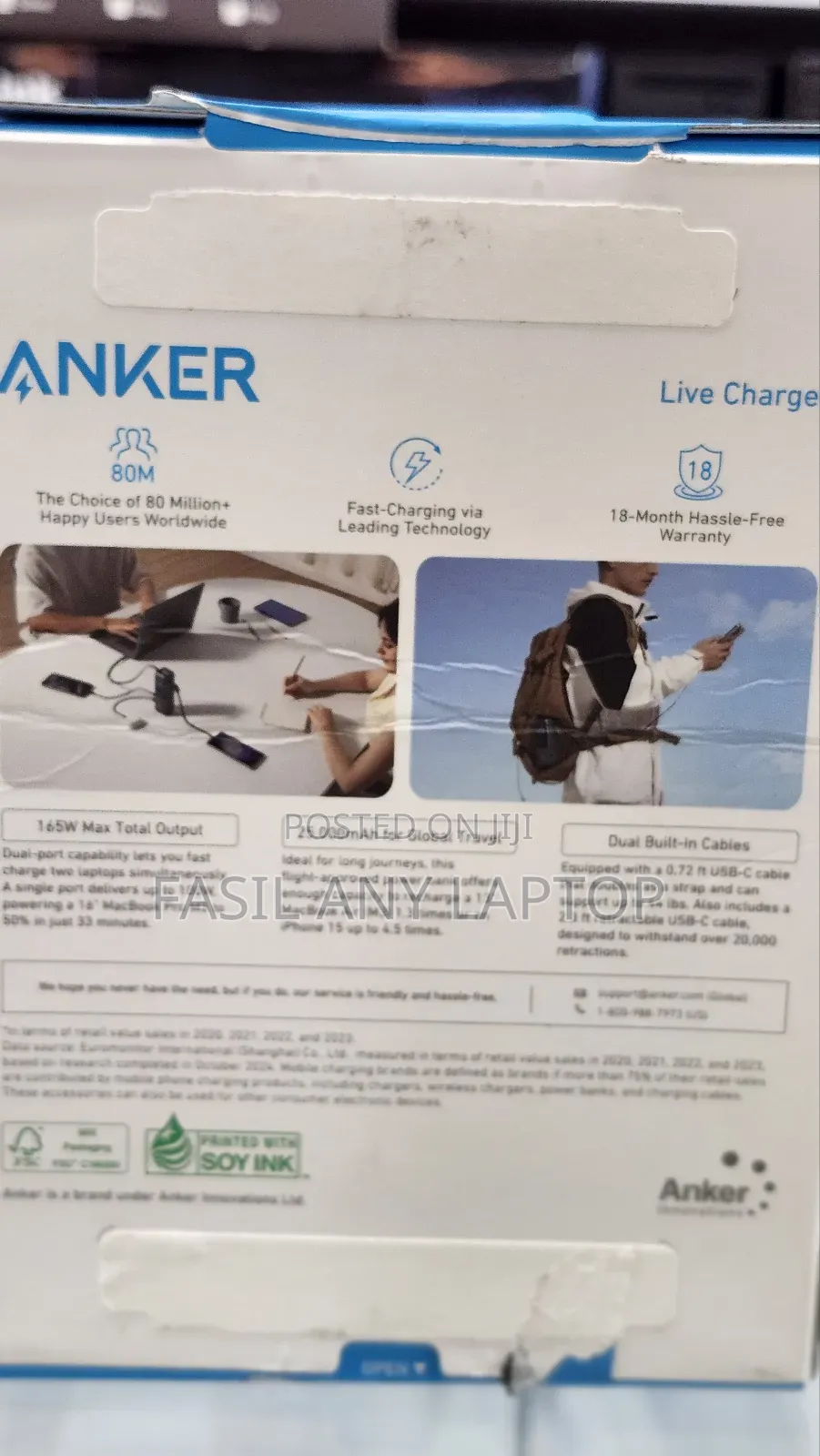 Anker 165w Power Bank Ultra Fast Stylish Charging