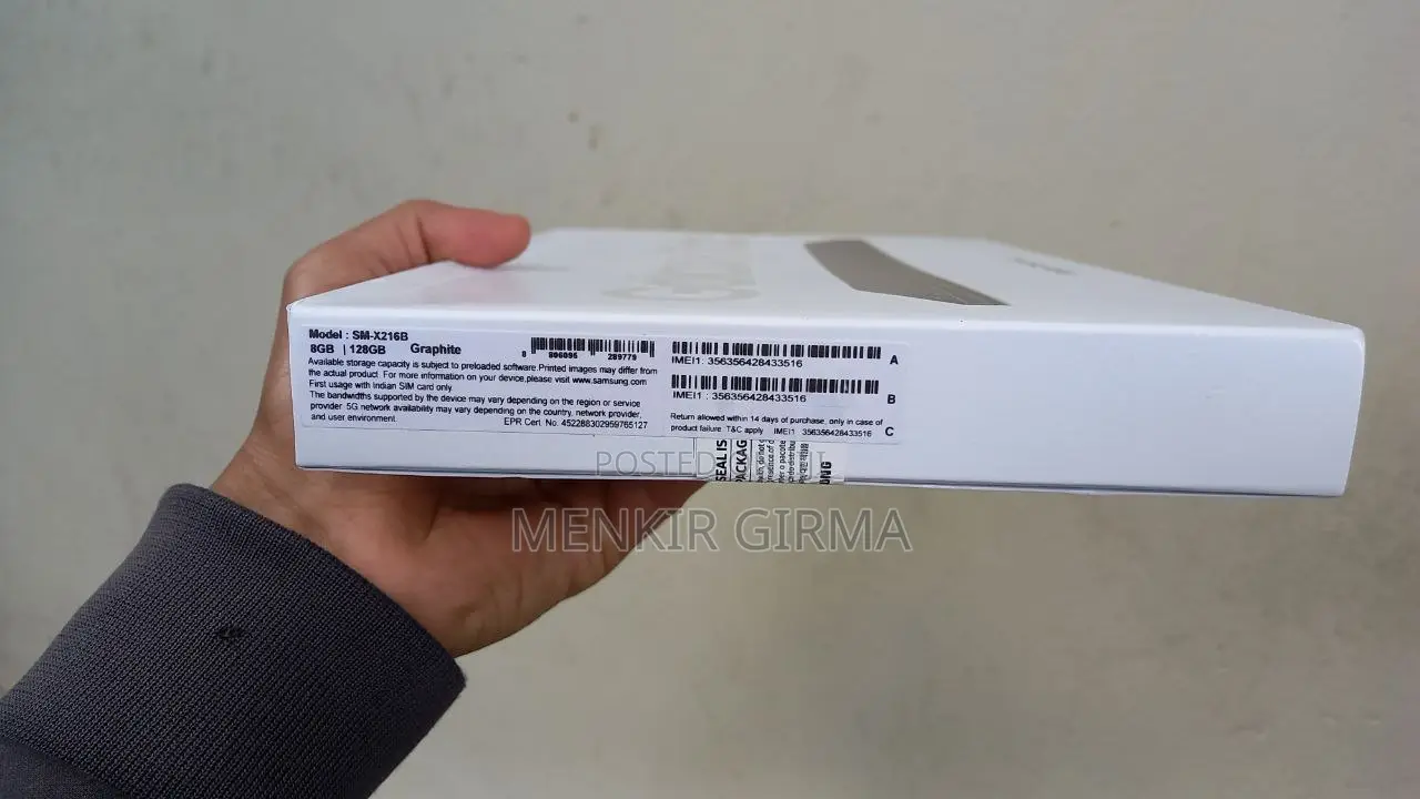 New Samsung Galaxy Tab A9+ 128 GB Black