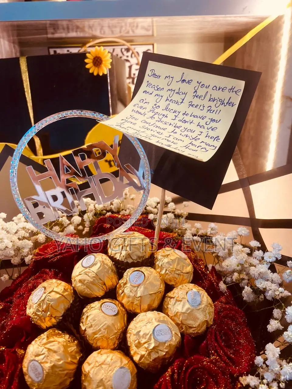 Bouquet With Chocolate