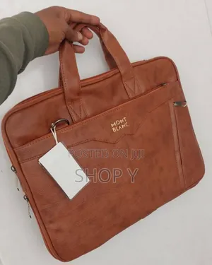 Mont Blanc Laptop Bag With Long Adjustable Belt