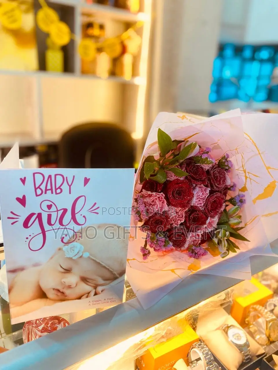 አራስ ጥየቃ አበባ Baby Born Flower