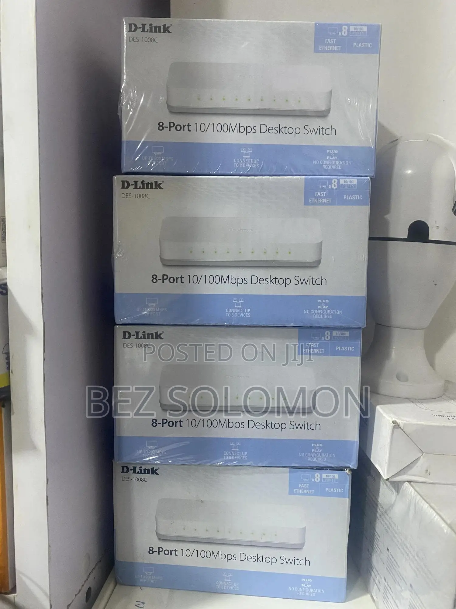 D Link 8 Port Switch