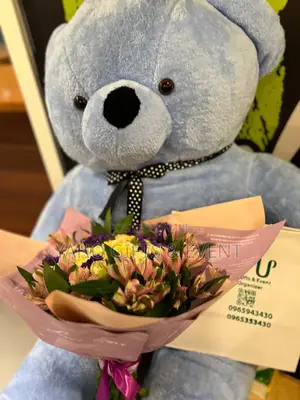 Extra Large Toy With Flower Gift