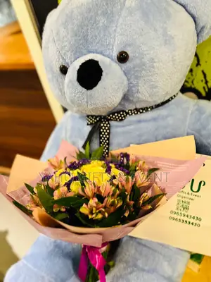 Extra Large Toy With Flower Gift