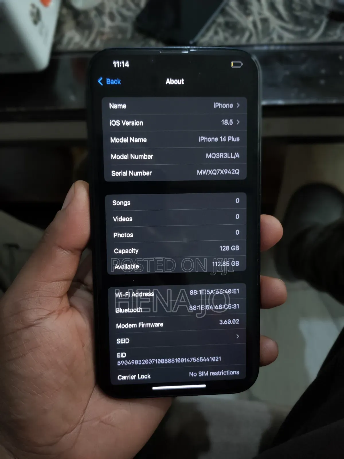 Apple iPhone 14 Plus 128 GB Black