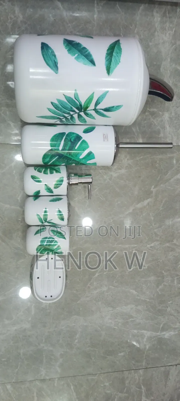 6 Pcs Bathroom Set
