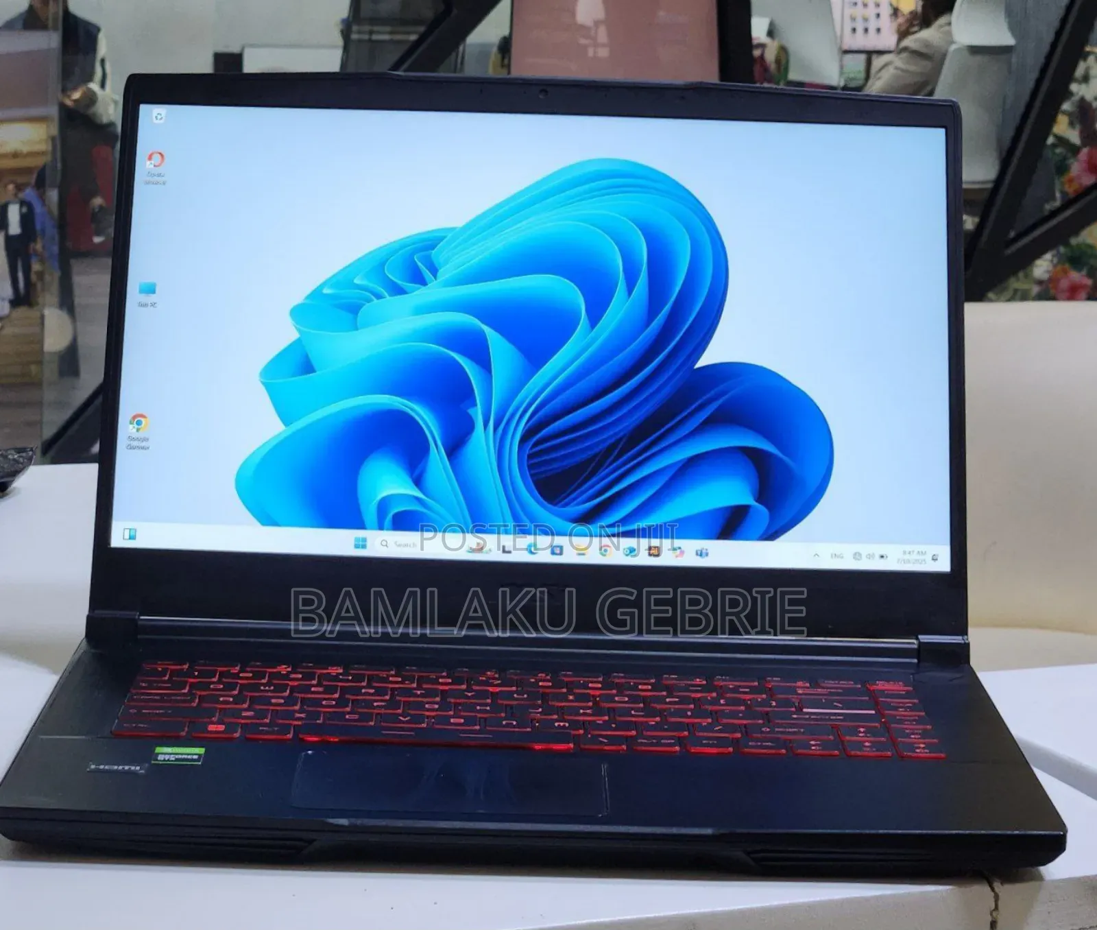 New Laptop MSI GF63 12GB Intel Core I5 SSD 1T