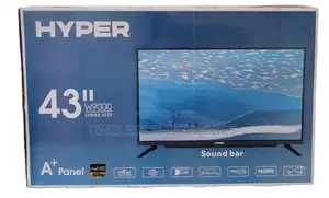 Hyper 43” Smart Android Tv – Double Glass, Smart Stylish!