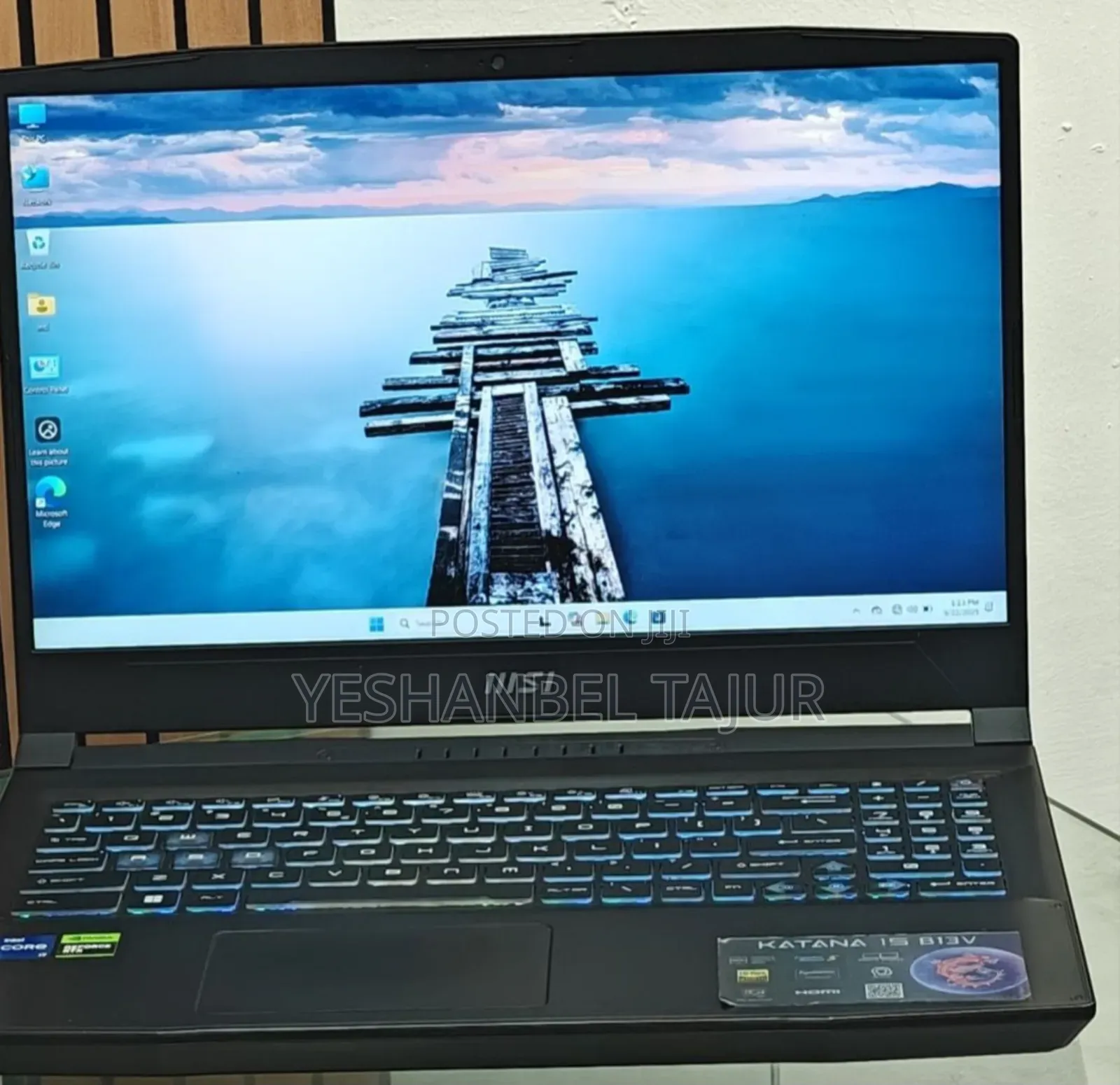 New Laptop MSI GF63 16GB Intel Core I7 SSD 1T