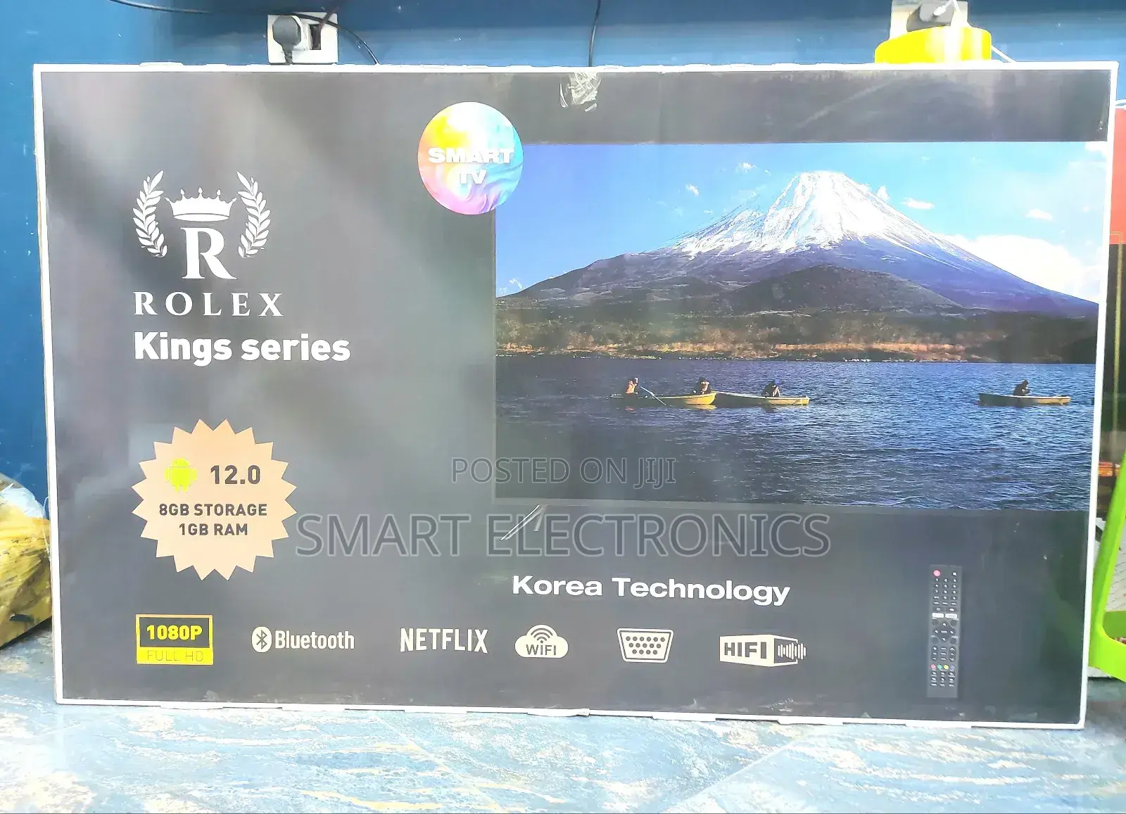 Rolex Kings Series 55 Inch Double Glass Smart Uhd Tv