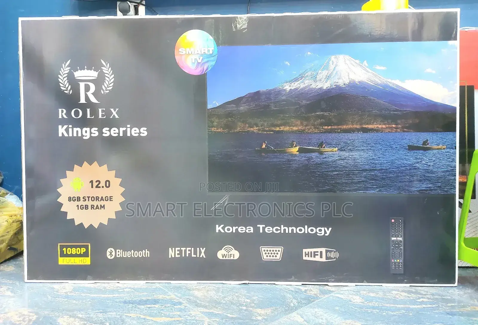 Rolex Kings Series 55 Inch Double Glass Smart Uhd Tv
