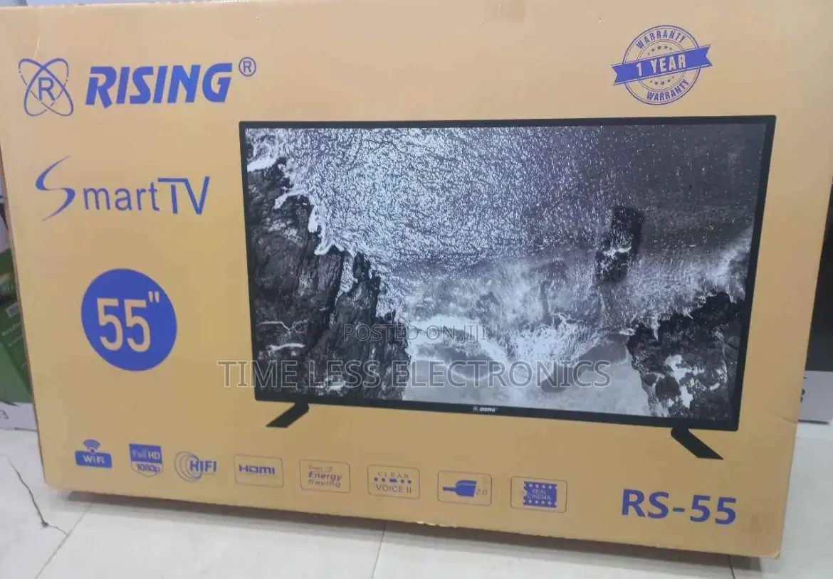 Rising 55” Smart Android Tv – Big Screen, Smart Experience!