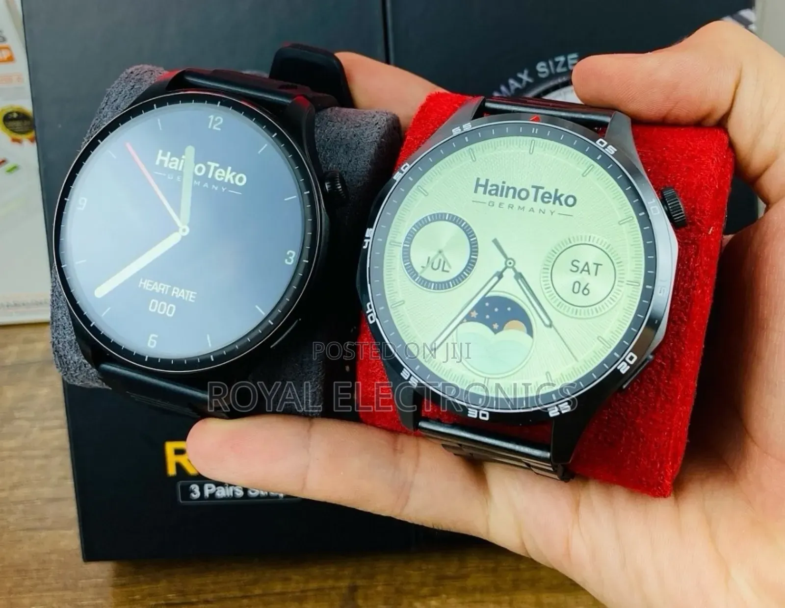 Amoled German Brand Smart Watch With Three Straps