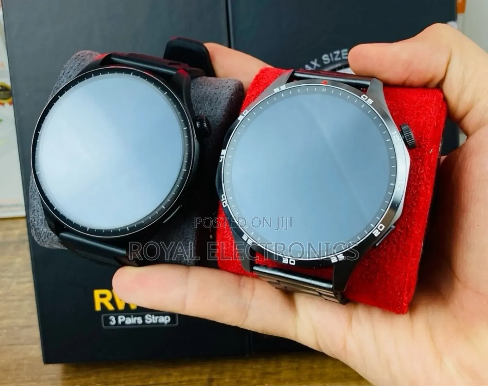 Amoled German Brand Smart Watch With Three Straps