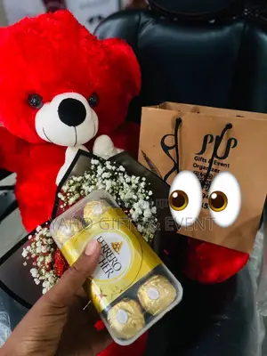 Photo - Full Chocolate ,Flower And Large Toy