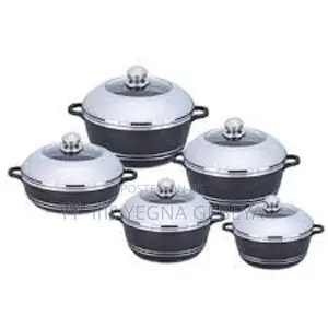 Jio Granite Series – 10pcs Non-Stick Cookware Set