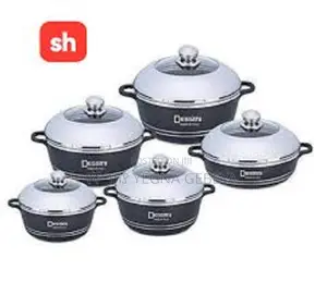 Jio Granite Series – 10pcs Non-Stick Cookware Set