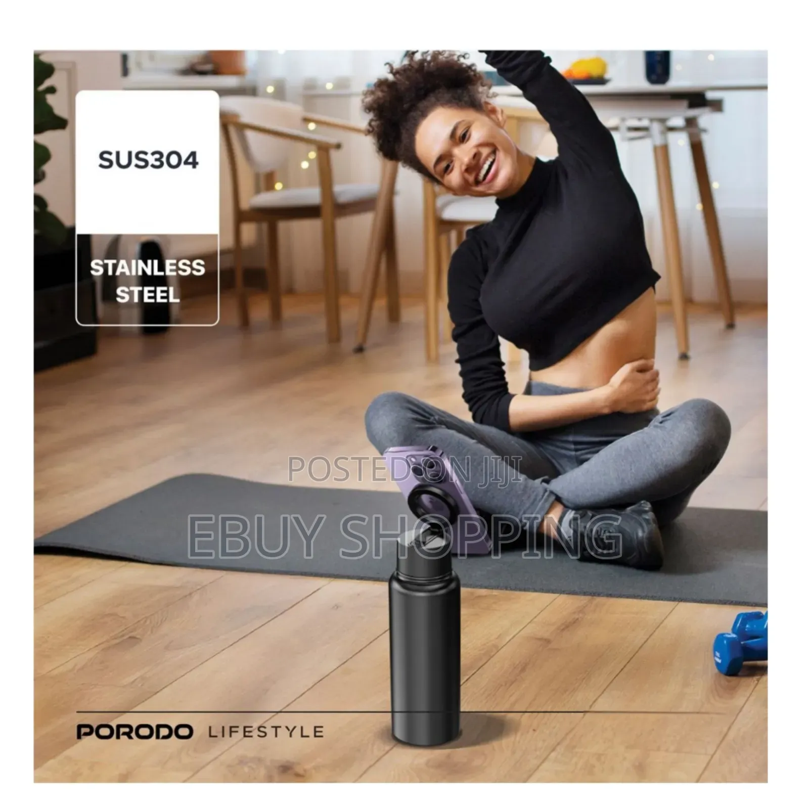 Porodo Magnetic Mount Water Bottle