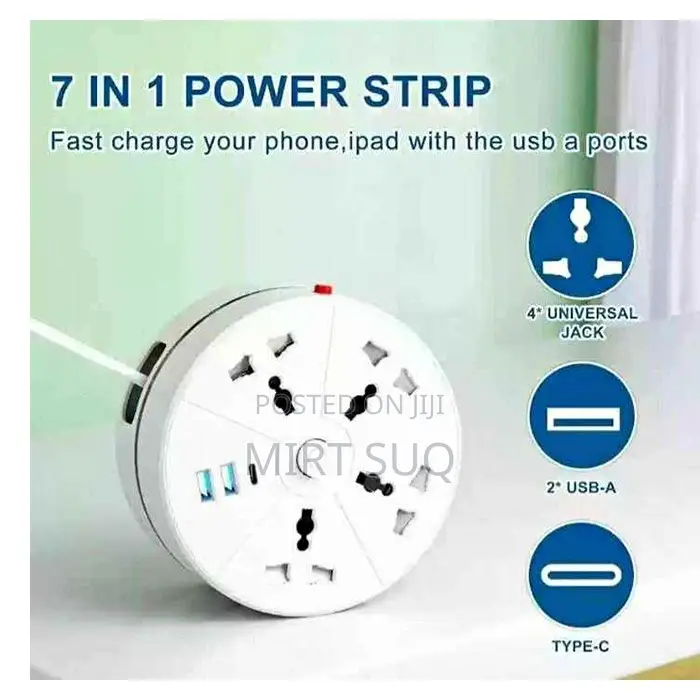 Gelistar Retractable Power Strip