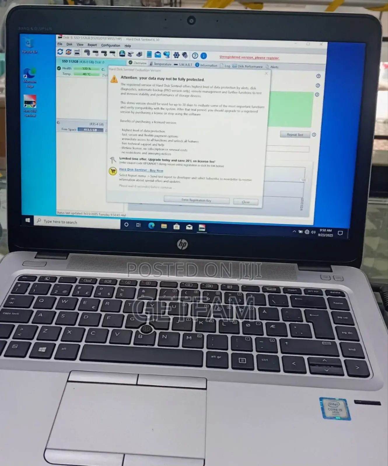 New Laptop HP EliteBook 840 G3 8GB Intel Core I5 SSD 512GB