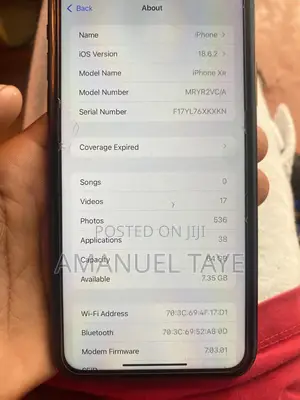 Apple iPhone XR 64 GB Black