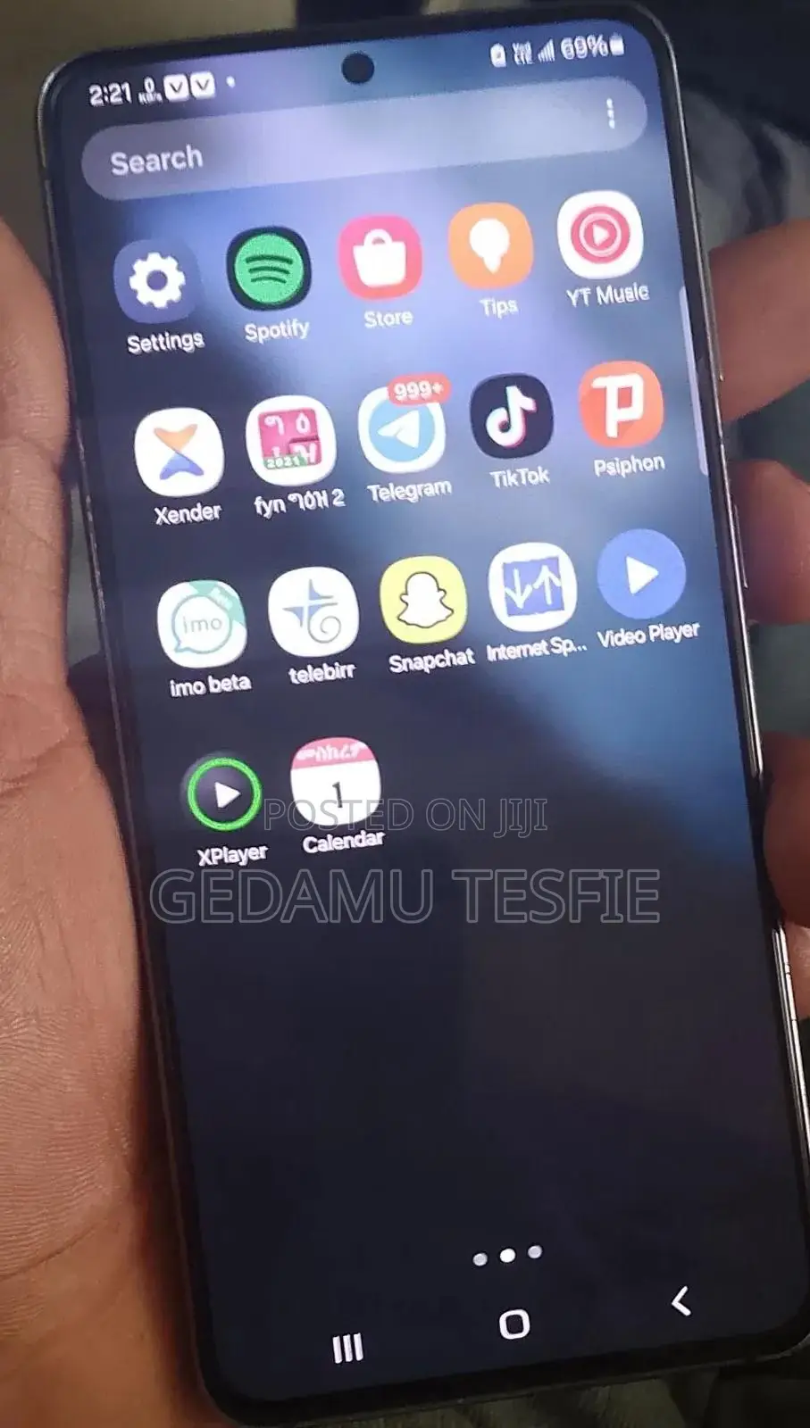 New Samsung Galaxy S21 Ultra 5G 128 GB Black