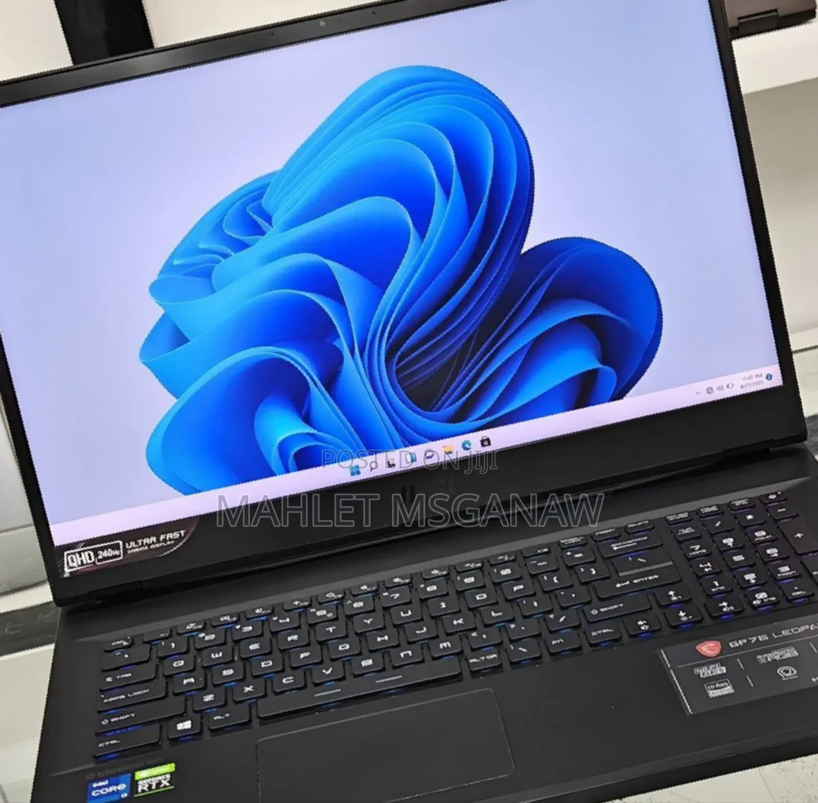 New Laptop MSI GP75 Leopard 16GB Intel Core I7 SSD 512GB