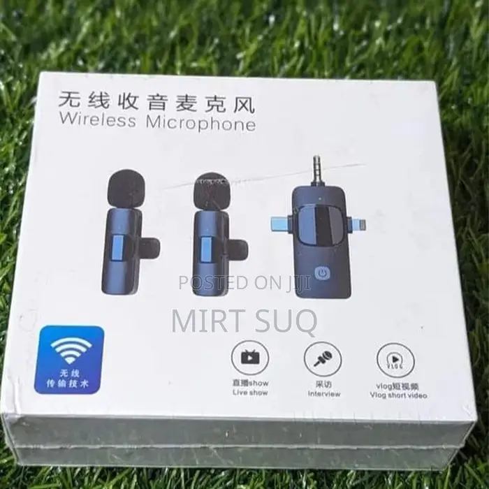 New 3 in 1 Double Mic Wireless Microphone
