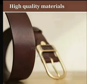 Men's Vintage Belt With Thickened Alloy Golden Buckle