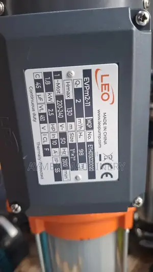 Leo Vertical Multistage 2.5hp Pump ሊዮ ላቪያጆ ፓምፕ