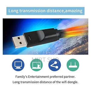 Usb Wifi Adapter With Antenna, 2.4ghz, 150mbps