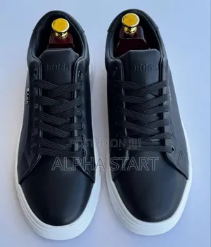 Hugo Boss Casual ‘Black/White’ Men’S Leather Shoes