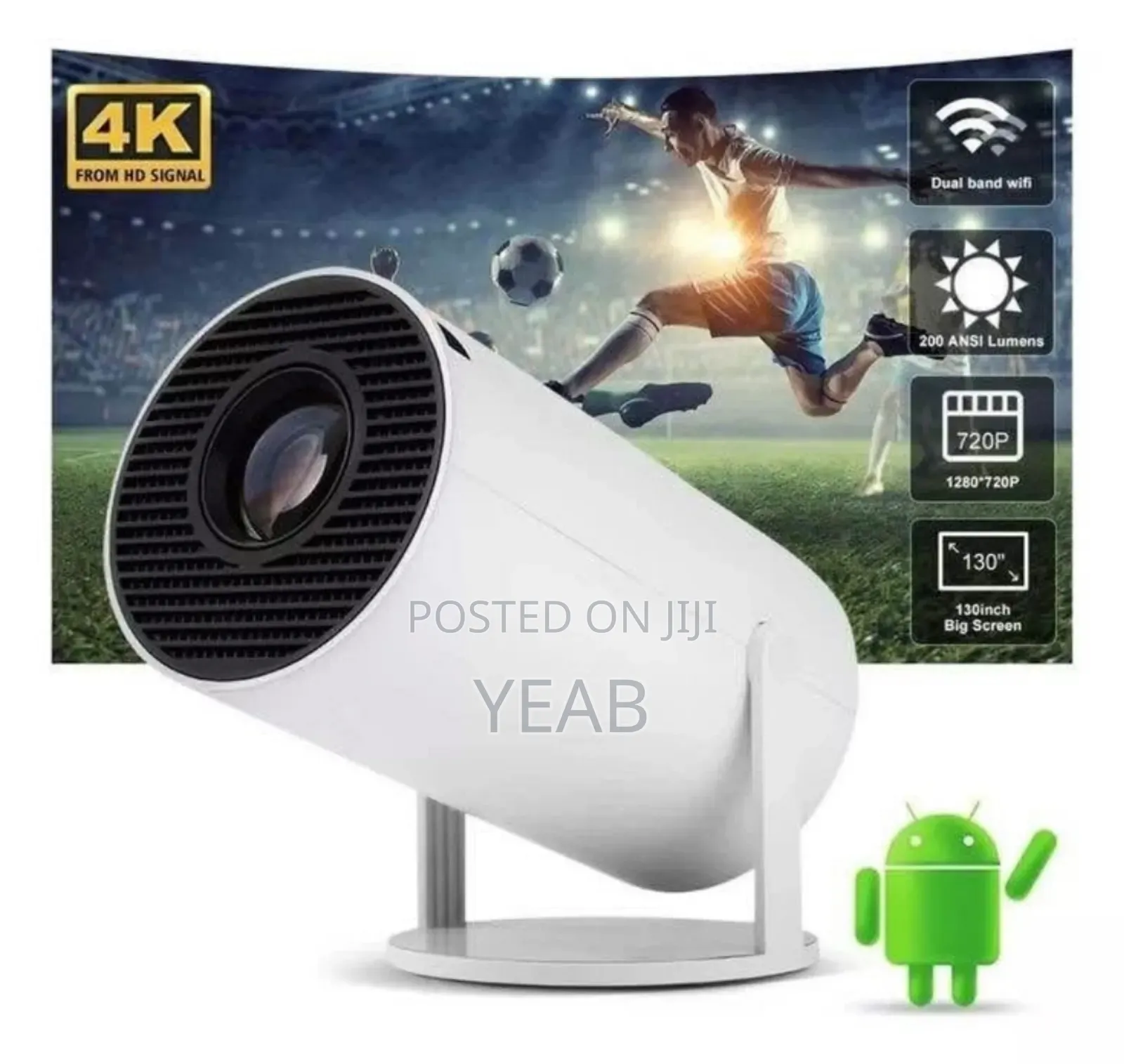 Pozzer Hy300 Ultra4k Mini Projector