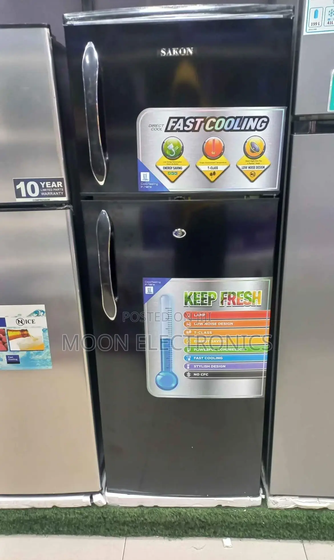 Sakon 310l Refrigerator – Spacious Reliable!