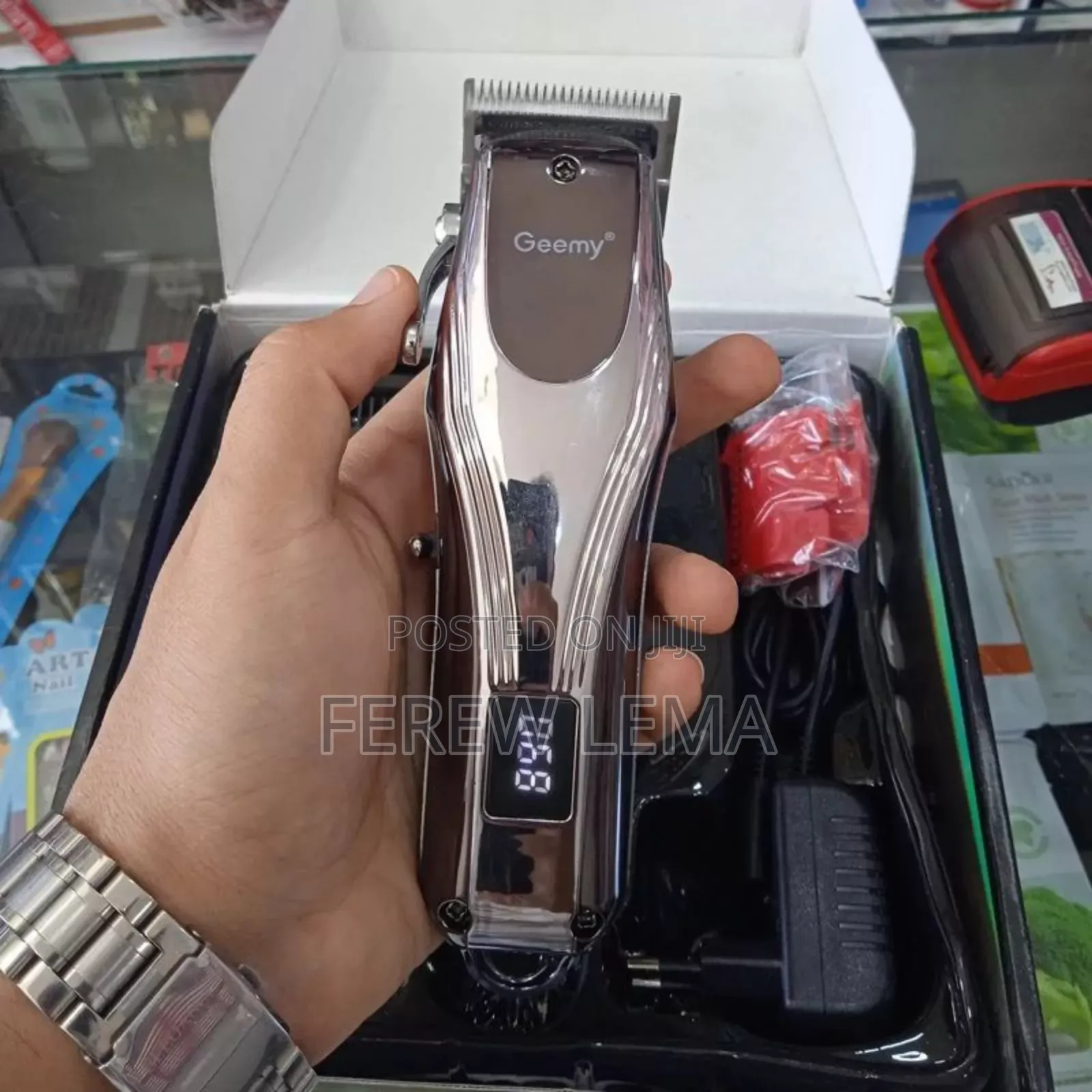 Geemy Rechargeable Hair Clipper Gm-6680