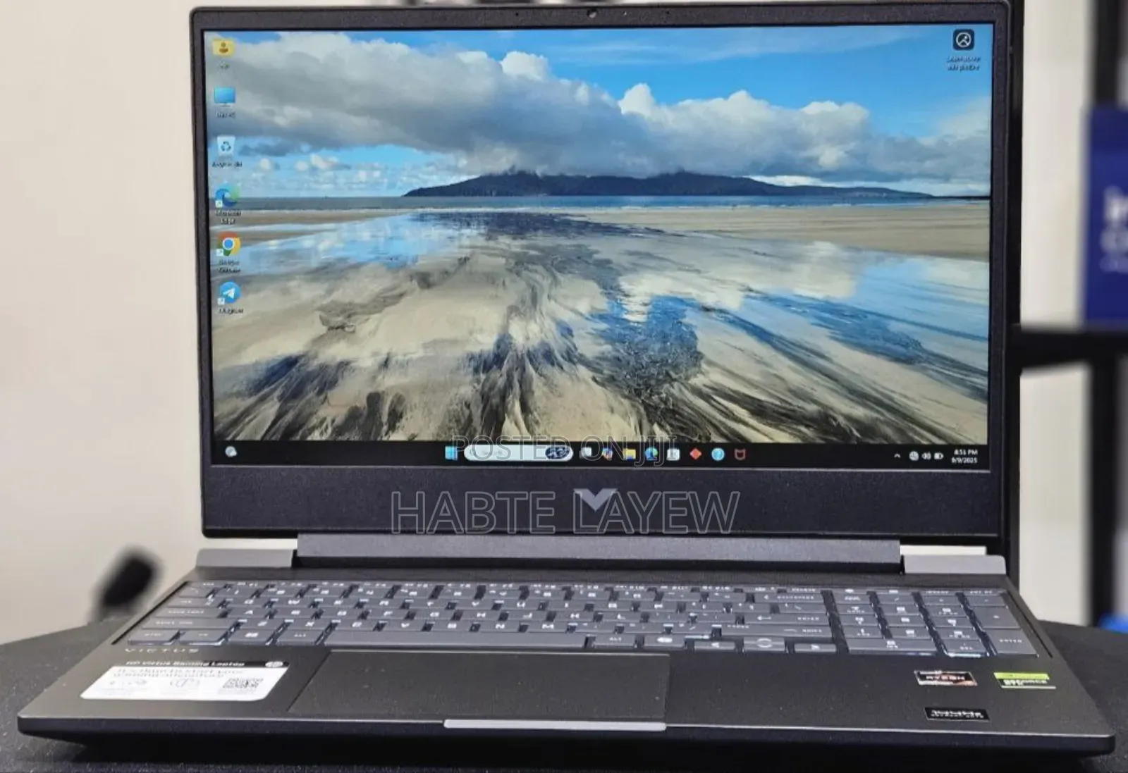 New Laptop HP Victus 15 16GB AMD Ryzen 7 SSD 512GB