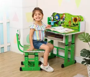 Photo - Writting Chair And Desk With Girl And Boys