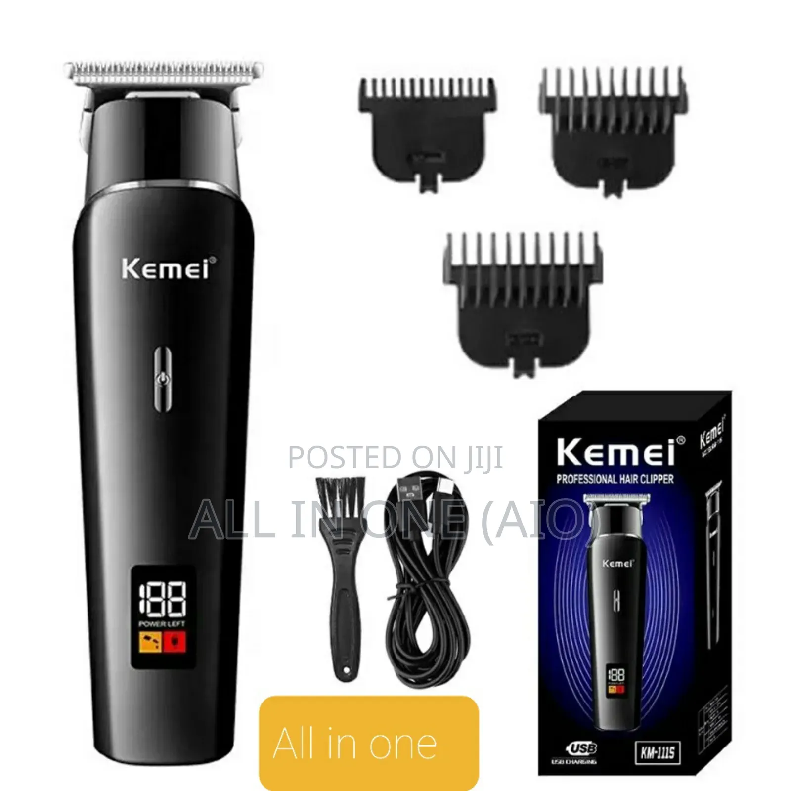Kemei Km-1113 Hair Clipper and Trimmer